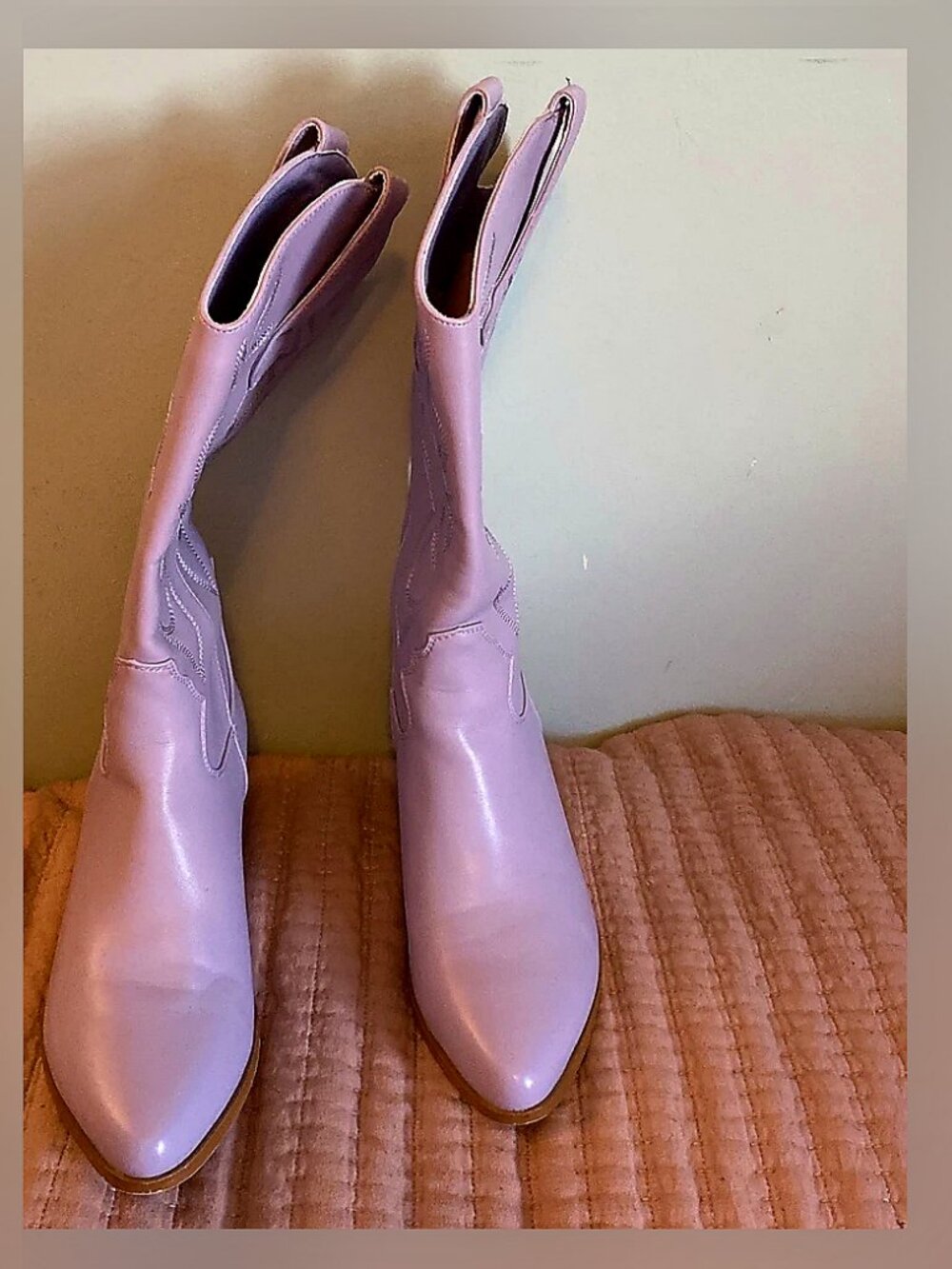 Purple Cowgirl Boots - sz 8